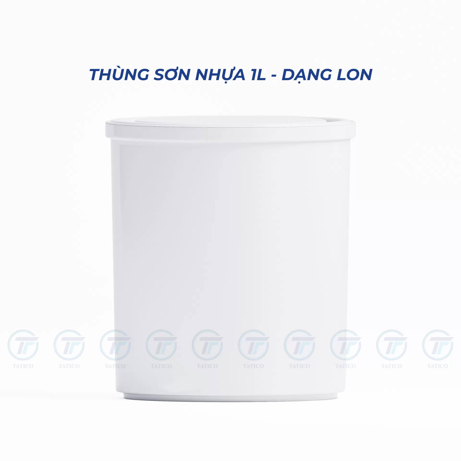 Vỏ thùng sơn nhựa 1L (dạng lon)